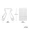 Umbra 17" x 17" Clear Magino Stool with Magazine Rack